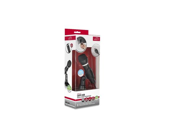 Мікрофон Speedlink Capo USB Desk and Hand Microphone Black (SL-800002-BK), зображення 4 Мікрофон Speedlink Capo USB Desk and Hand Microphone Black (SL-800002-BK), зображення 4
