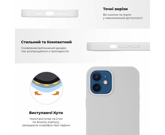 Чехол для моб. телефона Armorstandart Silicone Case Apple iPhone 13 Pro Grepefruit (ARM61788), изображение 2