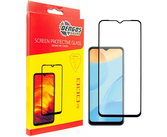 Скло захисне Dengos Full Glue для Oppo A55 (black) (TGFG-207)