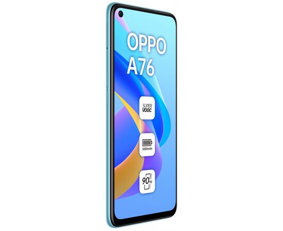 Мобильный телефон Oppo A76 4/128GB Glowing Blue (OFCPH2375_BLUE), изображение 4 Мобильный телефон Oppo A76 4/128GB Glowing Blue (OFCPH2375_BLUE), изображение 4