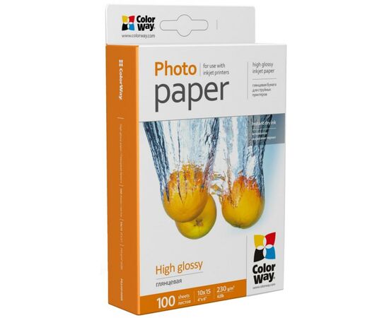 Фотобумага ColorWay 10x15 (PG2301004R), изображение 2 Фотобумага ColorWay 10x15 (PG2301004R), изображение 2