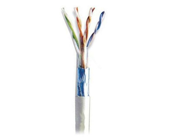 Кабель сетевой Kingda FTP 305м, cat 5e, CCA, 4 pairs, 24AWG, PVC, grey (KDFT8004-CCA)