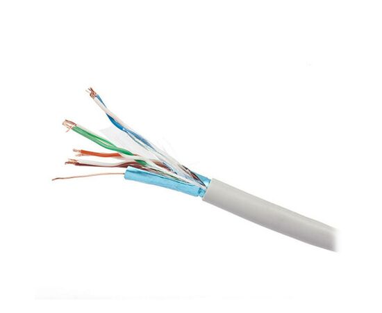 Кабель мережевий Kingda UTP 305м, cat 5e, CCA, 4 pairs, 24AWG, PVC, grey (KDUT8001-CCA) Кабель мережевий Kingda UTP 305м, cat 5e, CCA, 4 pairs, 24AWG, PVC, grey (KDUT8001-CCA)