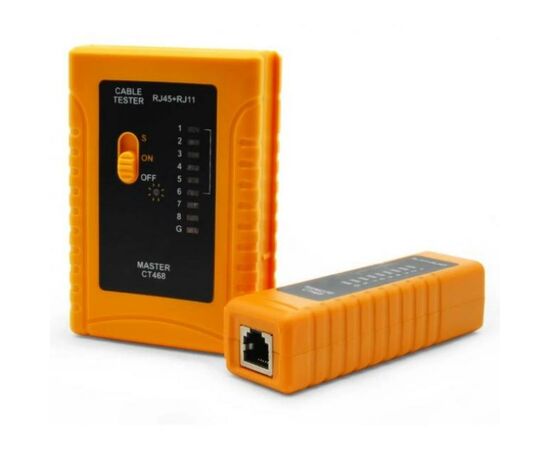 Тестер кабельный RJ-45/RJ-12/RJ-11 Merlion (CT468)