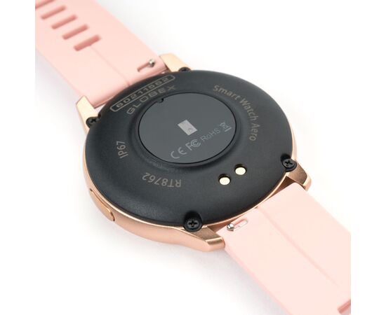 Смарт-часы Globex Smart Watch Aero Gold-Pink, изображение 3 Смарт-часы Globex Smart Watch Aero Gold-Pink, изображение 3