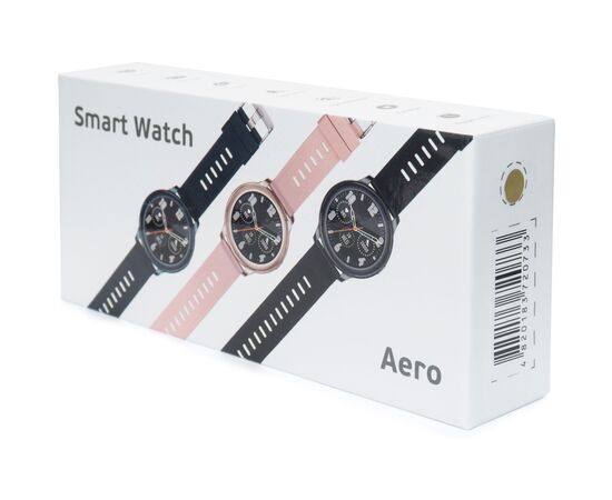 Смарт-часы Globex Smart Watch Aero Gold-Pink, изображение 4 Смарт-часы Globex Smart Watch Aero Gold-Pink, изображение 4