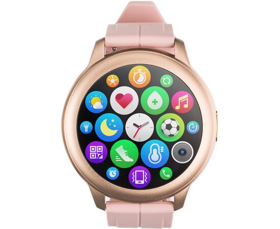 Смарт-часы Globex Smart Watch Aero Gold-Pink