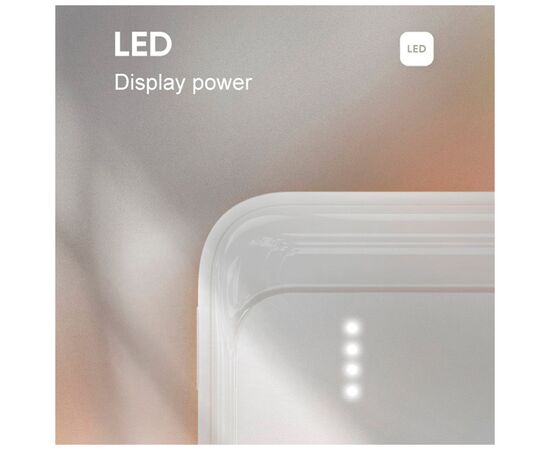 Батарея универсальная ColorWay 10 000 mAh Slim (USB QC3.0 + USB-C Power Delivery 18W) White (CW-PB100LPG3WT-PD), изображение 8 Батарея универсальная ColorWay 10 000 mAh Slim (USB QC3.0 + USB-C Power Delivery 18W) White (CW-PB100LPG3WT-PD), изображение 8