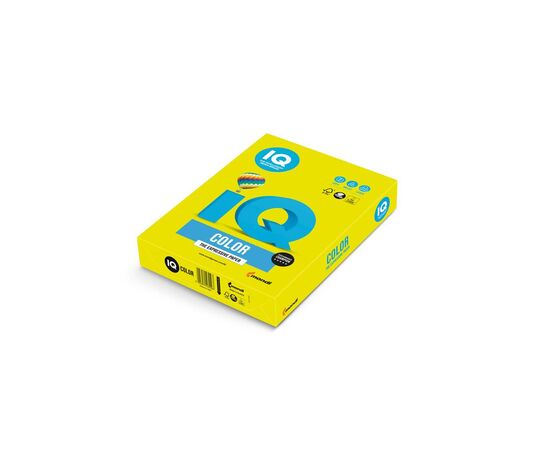 Бумага Mondi IQ color А4 neon, 80g 500sheets, Yellow (NEOGB/A4/80/IQ)