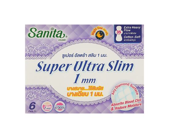 Гігієнічні прокладки Sanita Super Ultra Slim 35 см 6 шт. (8850461601535)