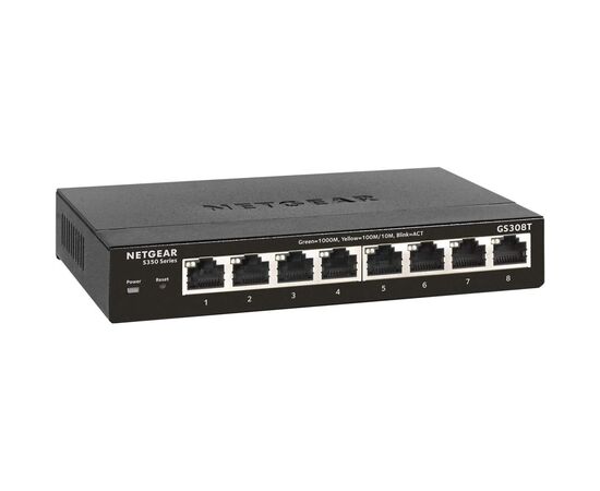 Коммутатор сетевой Netgear GS308T-100PES, изображение 2 Коммутатор сетевой Netgear GS308T-100PES, изображение 2