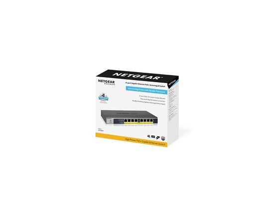 Коммутатор сетевой Netgear GS108PP-100EUS, изображение 9 Коммутатор сетевой Netgear GS108PP-100EUS, изображение 9