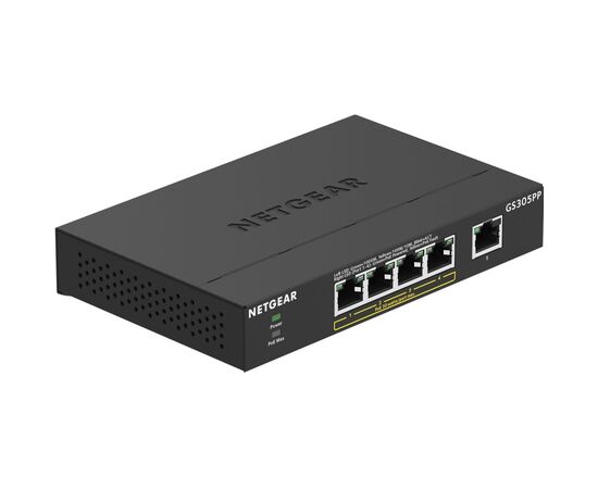 Коммутатор сетевой Netgear GS305PP-100PES, изображение 4 Коммутатор сетевой Netgear GS305PP-100PES, изображение 4