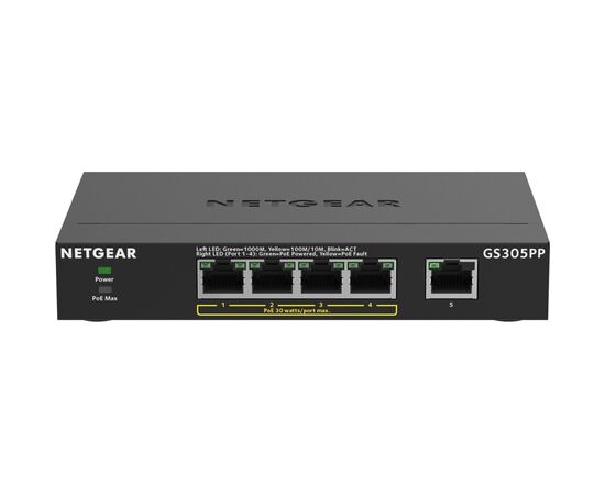 Комутатор мережевий Netgear GS305PP-100PES