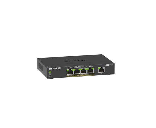 Коммутатор сетевой Netgear GS305P-200PES, изображение 5 Коммутатор сетевой Netgear GS305P-200PES, изображение 5