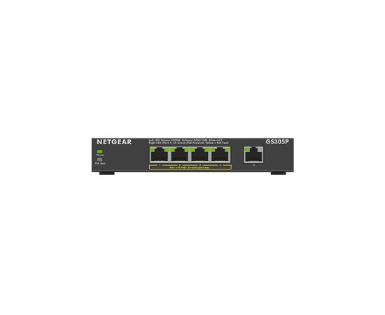 Коммутатор сетевой Netgear GS305P-200PES, изображение 6 Коммутатор сетевой Netgear GS305P-200PES, изображение 6
