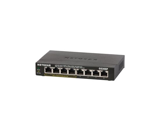 Коммутатор сетевой Netgear GS308P-100PES, изображение 7 Коммутатор сетевой Netgear GS308P-100PES, изображение 7