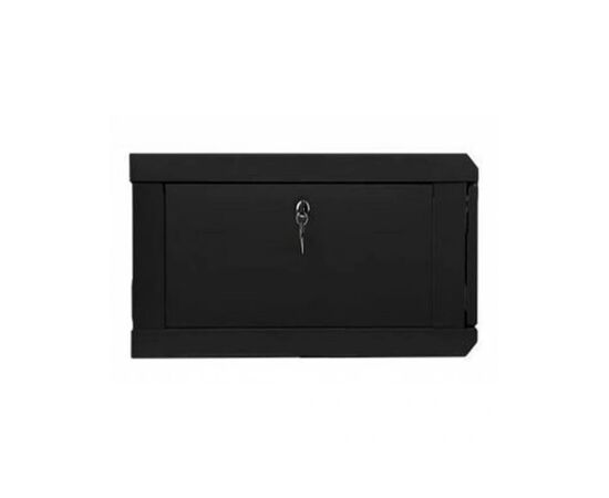Шкаф настенный Hypernet 6U 19" 600x450 (WMNC-6U-FLAT-AC-BLACK), изображение 2 Шкаф настенный Hypernet 6U 19" 600x450 (WMNC-6U-FLAT-AC-BLACK), изображение 2