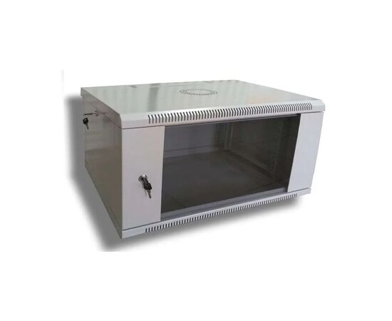 Шафа настінна Hypernet 6U 19" 600х600 (WMNC66-6U-FLAT-AC)
