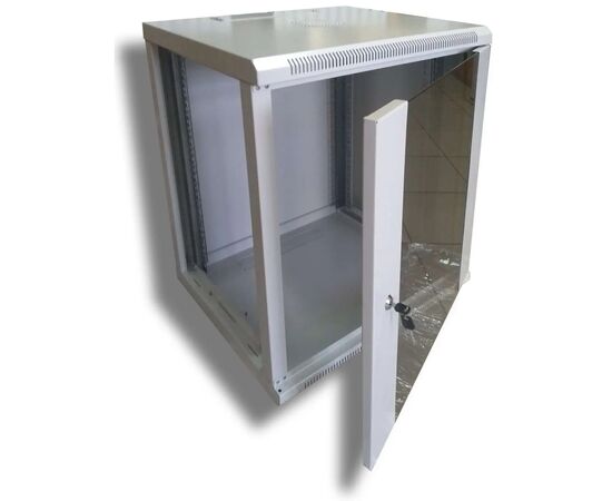 Шкаф настенный Hypernet 12U 19" 600x600 (WMNC66-12U-FLAT-AC), изображение 2 Шкаф настенный Hypernet 12U 19" 600x600 (WMNC66-12U-FLAT-AC), изображение 2