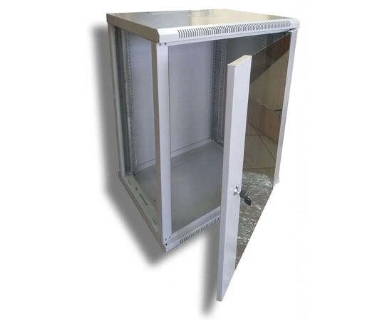 Шкаф настенный Hypernet 15U 19" 600x450 (WMNC-15U-FLAT-AC), изображение 2 Шкаф настенный Hypernet 15U 19" 600x450 (WMNC-15U-FLAT-AC), изображение 2