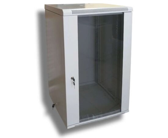 Шкаф настенный Hypernet 18U 19" 600x450 (WMNC-18U-FLAT-AC)