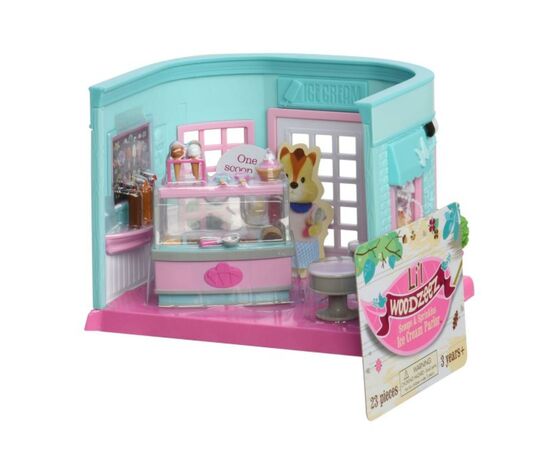 Игровой набор Li'l Woodzeez Павильон с мороженым (маленький) (6162Z), изображение 3 Игровой набор Li'l Woodzeez Павильон с мороженым (маленький) (6162Z), изображение 3