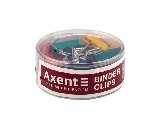 Биндер металлический Axent 19 мм, 12шт, color (4409-A), изображение 2 Биндер металлический Axent 19 мм, 12шт, color (4409-A), изображение 2