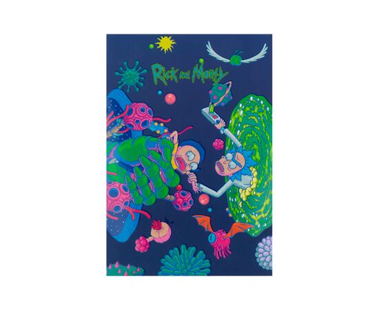 Блокнот Kite Rick and Morty 50 листів, А5 клітинка (RM22-194-1)