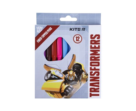 Фломастери Kite Transformers , 12 кольорів (TF21-047)