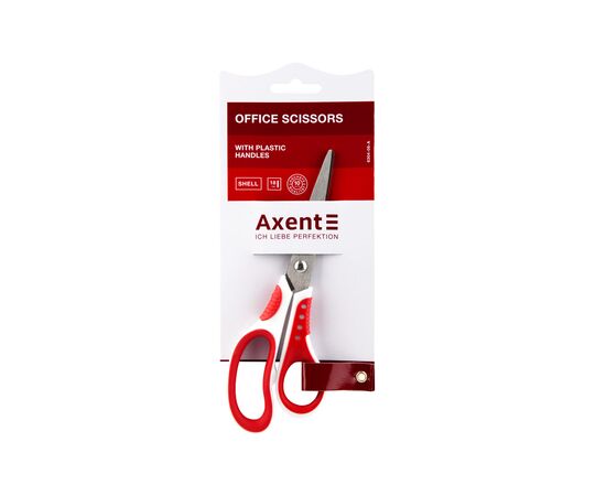 Ножницы Axent Shell, 18 см, бело-красные (6304-06-A), изображение 2
