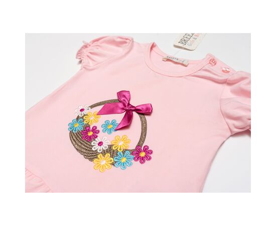 Футболка детская Breeze с цветочками (14352-110G-pink), изображение 3 Футболка детская Breeze с цветочками (14352-110G-pink), изображение 3