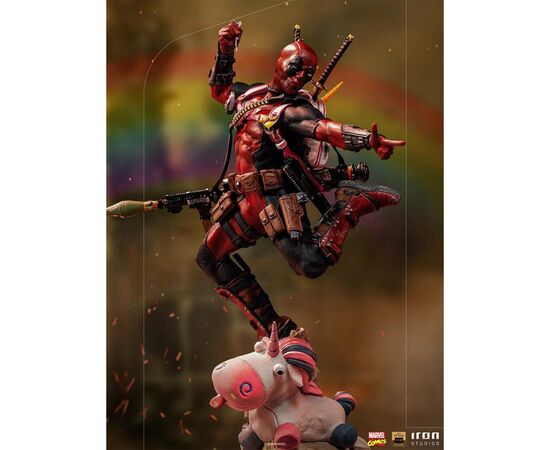 Фигурка для геймеров ABYstyle MARVEL Deadpool deluxe art scale 1/10 (MARCAS33420-10), изображение 2 Фигурка для геймеров ABYstyle MARVEL Deadpool deluxe art scale 1/10 (MARCAS33420-10), изображение 2