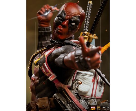 Фигурка для геймеров ABYstyle MARVEL Deadpool deluxe art scale 1/10 (MARCAS33420-10), изображение 3 Фигурка для геймеров ABYstyle MARVEL Deadpool deluxe art scale 1/10 (MARCAS33420-10), изображение 3
