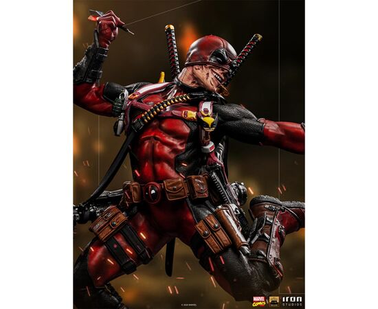Фигурка для геймеров ABYstyle MARVEL Deadpool deluxe art scale 1/10 (MARCAS33420-10), изображение 4 Фигурка для геймеров ABYstyle MARVEL Deadpool deluxe art scale 1/10 (MARCAS33420-10), изображение 4