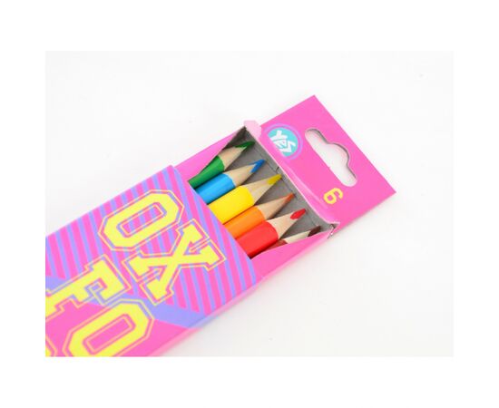 Олівці кольорові Yes "Oxford"(pink) 6 кол (290402), зображення 2 Олівці кольорові Yes "Oxford"(pink) 6 кол (290402), зображення 2