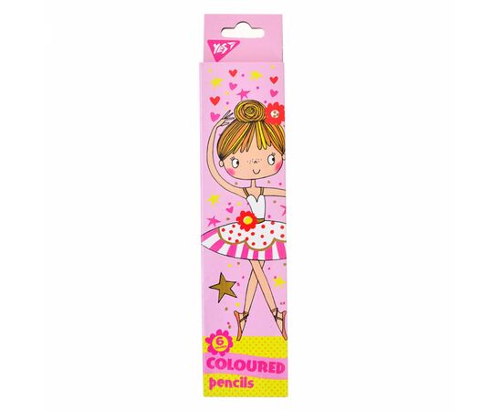 Олівці кольорові Yes Rachel Ballerina 6 кол. (290519)