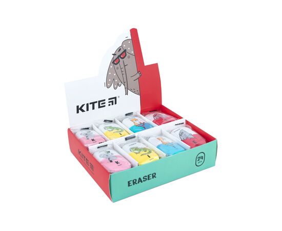 Ластик Kite цветной Jungle, ассорти (K21-374), изображение 2 Ластик Kite цветной Jungle, ассорти (K21-374), изображение 2