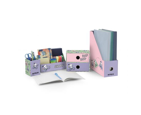 Настольный набор Kite Snoopy, 4 предмета, картон (SN22-357)