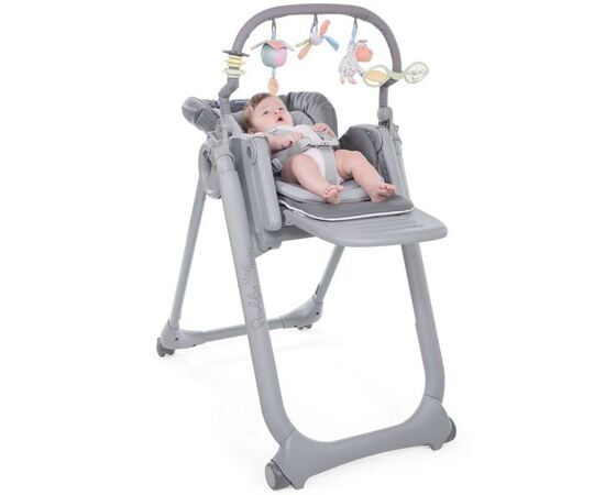 Стульчик для кормления Chicco Polly Magic RELAX серый (79502.21), изображение 2