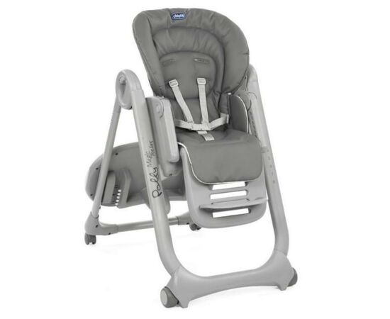 Стульчик для кормления Chicco Polly Magic RELAX серый (79502.21), изображение 7