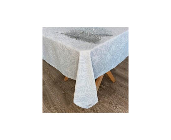 Скатерть Прованс Эльза Белое серебро 132х132 см (4823093425644), изображение 2 Скатерть Прованс Эльза Белое серебро 132х132 см (4823093425644), изображение 2