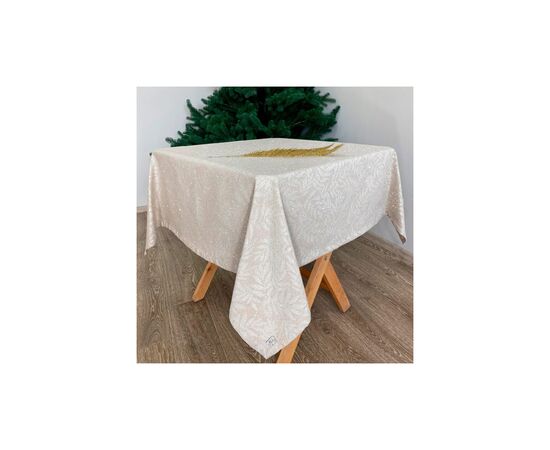 Скатерть Прованс Эльза Кофейное золото 180х132 см (4823093425859), изображение 4 Скатерть Прованс Эльза Кофейное золото 180х132 см (4823093425859), изображение 4