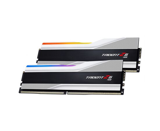 Модуль памяти для компьютера DDR5 32GB (2x16GB) 5600 MHz Trident Z5 RGB Silver G.Skill (F5-5600J3636C16GX2-TZ5RS), изображение 4 Модуль памяти для компьютера DDR5 32GB (2x16GB) 5600 MHz Trident Z5 RGB Silver G.Skill (F5-5600J3636C16GX2-TZ5RS), изображение 4