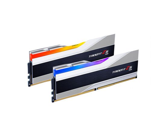 Модуль пам'яті для комп'ютера DDR5 32GB (2x16GB) 5600 MHz Trident Z5 RGB Silver G.Skill (F5-5600J3636C16GX2-TZ5RS)