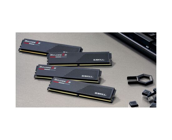 Модуль памяти для компьютера DDR5 32GB (2x16GB) 5600 MHz Ripjaws S5 Black G.Skill (F5-5600J4040C16GX2-RS5K), изображение 5 Модуль памяти для компьютера DDR5 32GB (2x16GB) 5600 MHz Ripjaws S5 Black G.Skill (F5-5600J4040C16GX2-RS5K), изображение 5