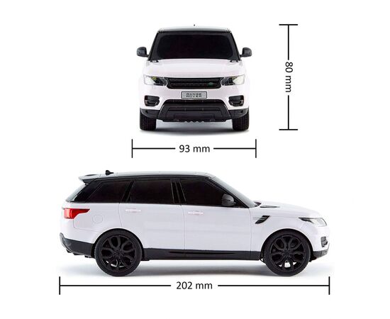 Радиоуправляемая игрушка KS Drive Land Rover Range Rover Sport (1:24, 2.4Ghz, белый) (124GRRW), изображение 5 Радиоуправляемая игрушка KS Drive Land Rover Range Rover Sport (1:24, 2.4Ghz, белый) (124GRRW), изображение 5