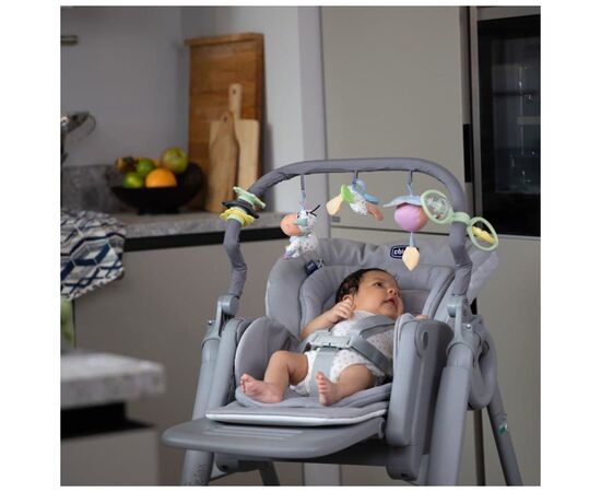 Стульчик для кормления Chicco Polly Magic Relax New, light gray (79502.61), изображение 8