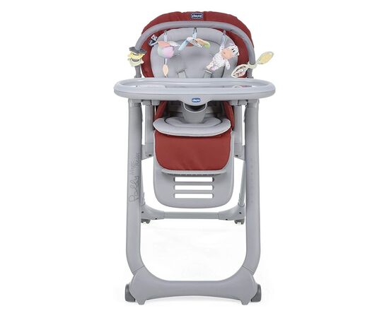 Стульчик для кормления Chicco Polly Magic Relax New, dark grey (79502.64), изображение 2 Стульчик для кормления Chicco Polly Magic Relax New, dark grey (79502.64), изображение 2