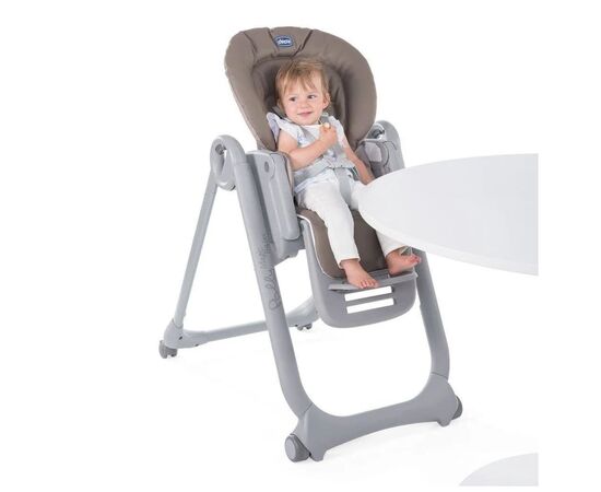 Стульчик для кормления Chicco Polly Magic Relax New, dark grey (79502.64), изображение 7 Стульчик для кормления Chicco Polly Magic Relax New, dark grey (79502.64), изображение 7